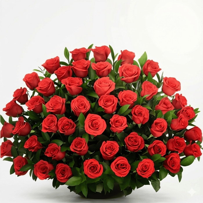 Arreglo Floral rosas rojas x 100