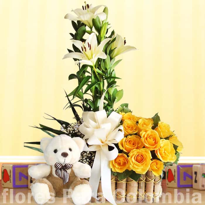 triangular varias flores x 15