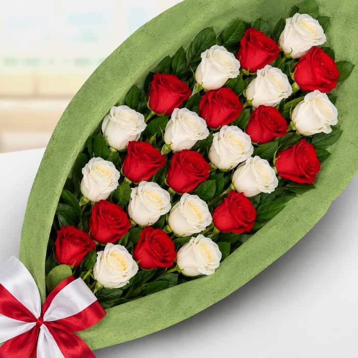 ramillete rosas varios colores x 24