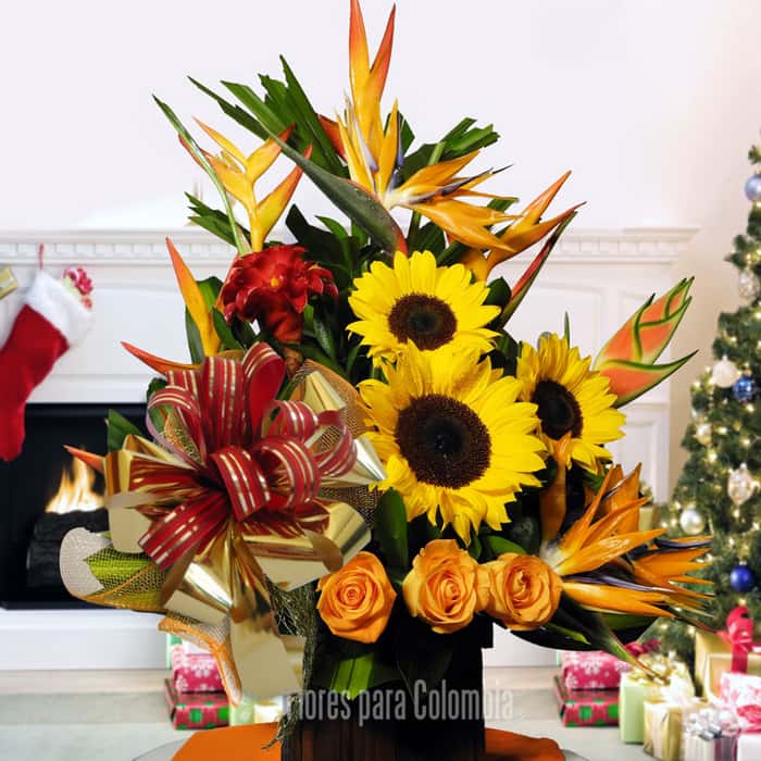 triangular varias flores x 17