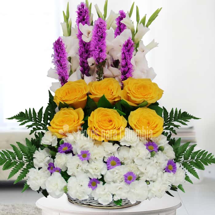 triangular varias flores x 41
