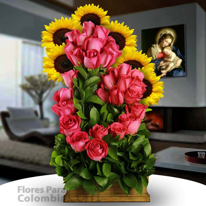 abrazo varias flores x 36