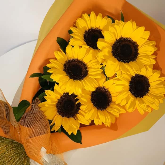 ramillete girasoles x 6